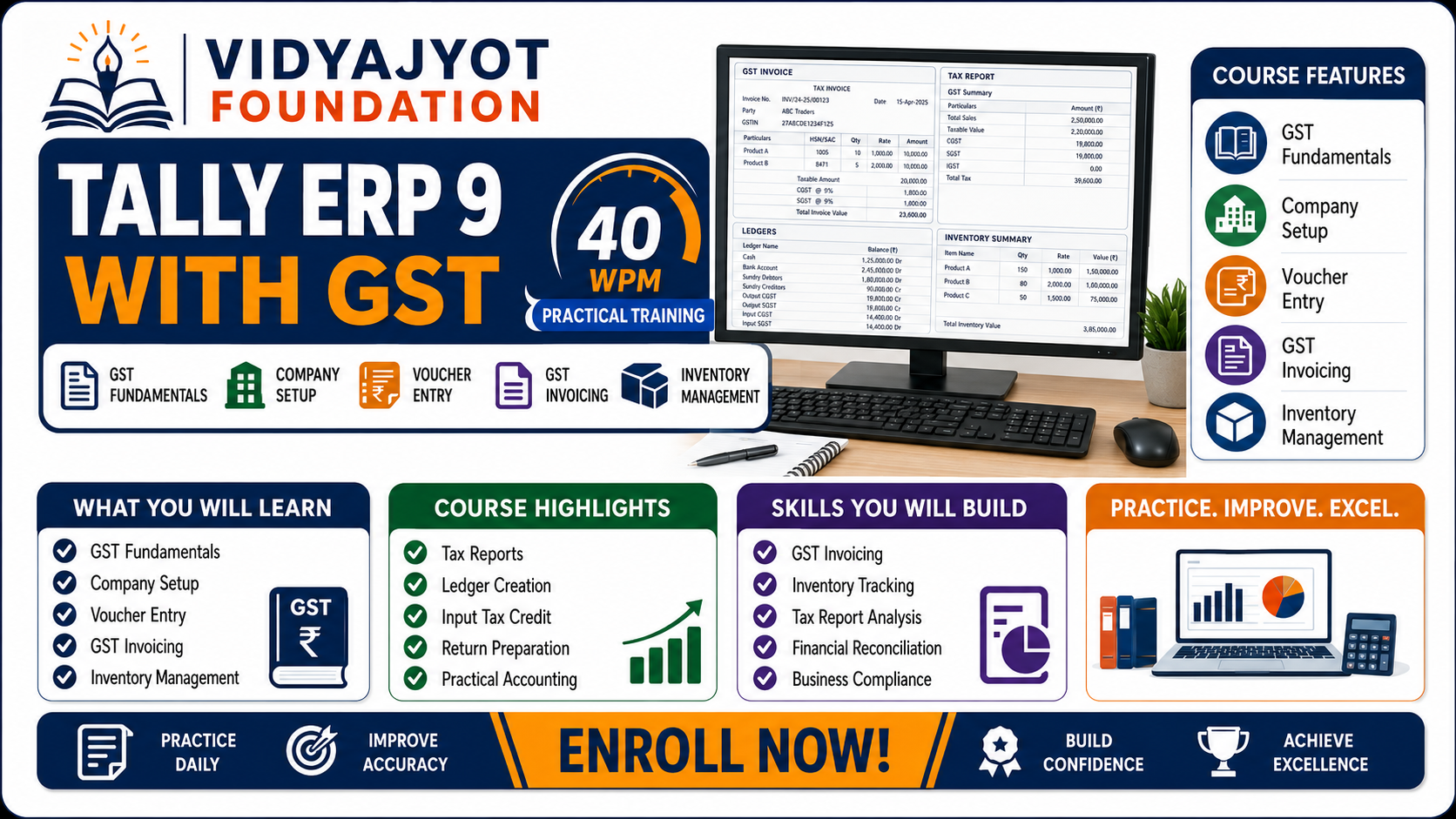 Tally ERP 9 with GST