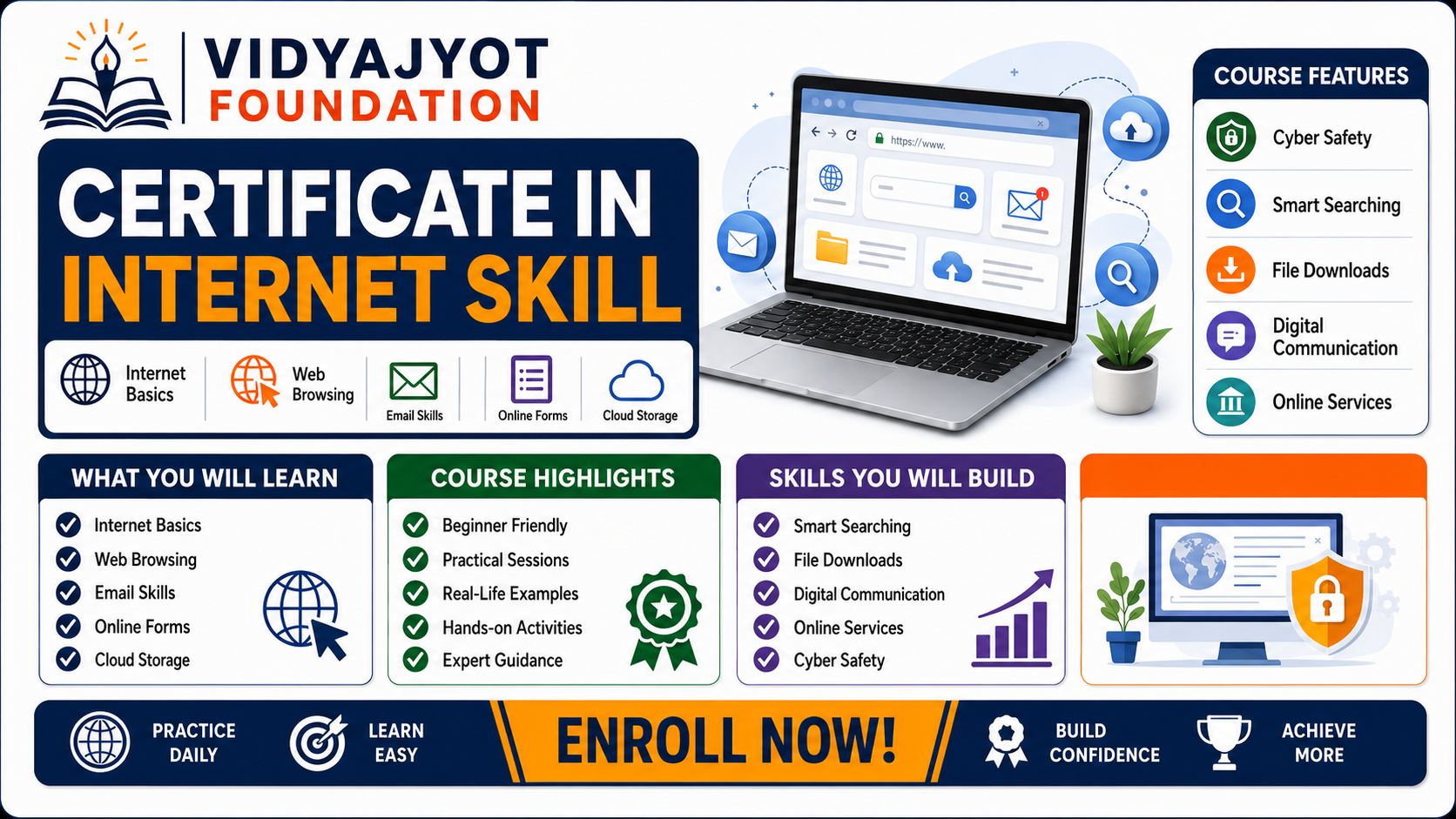 Certificate in Internet Skills