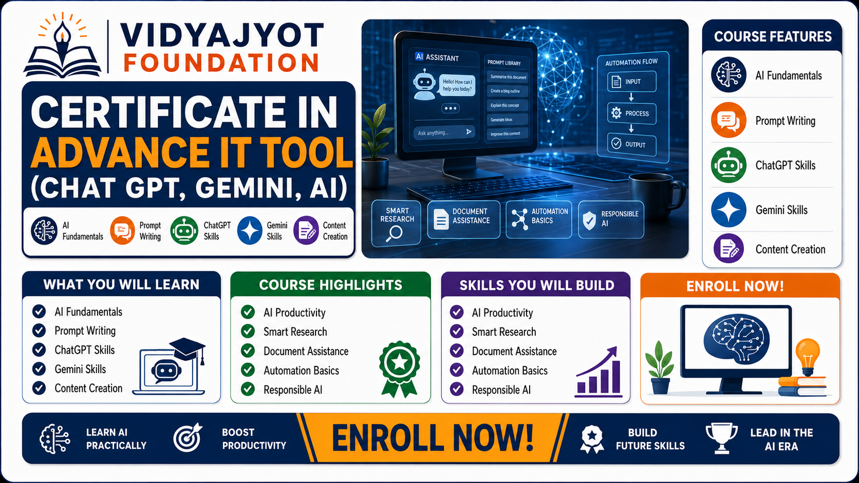 Certificate in Advance IT Tool (ChatGPT, Gemini, AI)