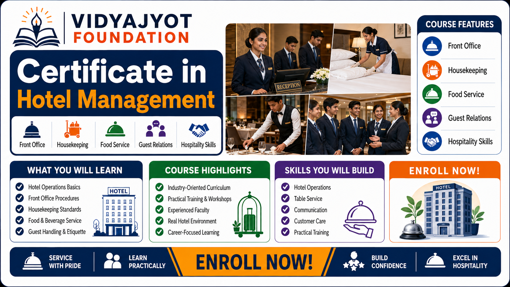 Certificate in Hotel Management and Catering Technology