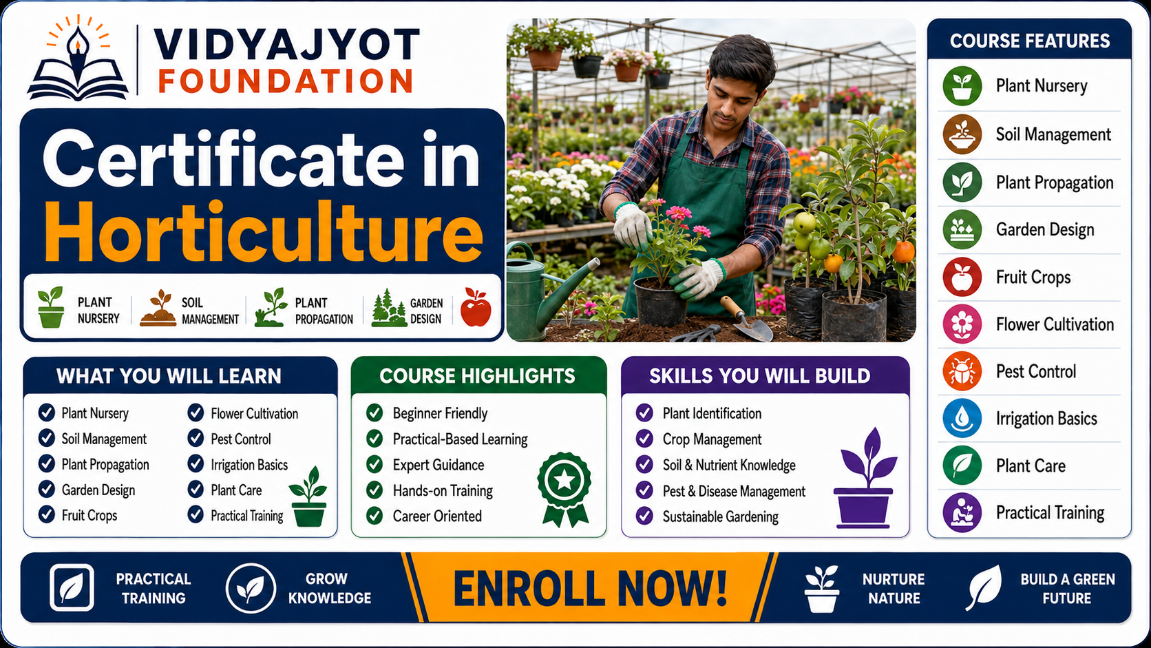 Certificate in Horticulture