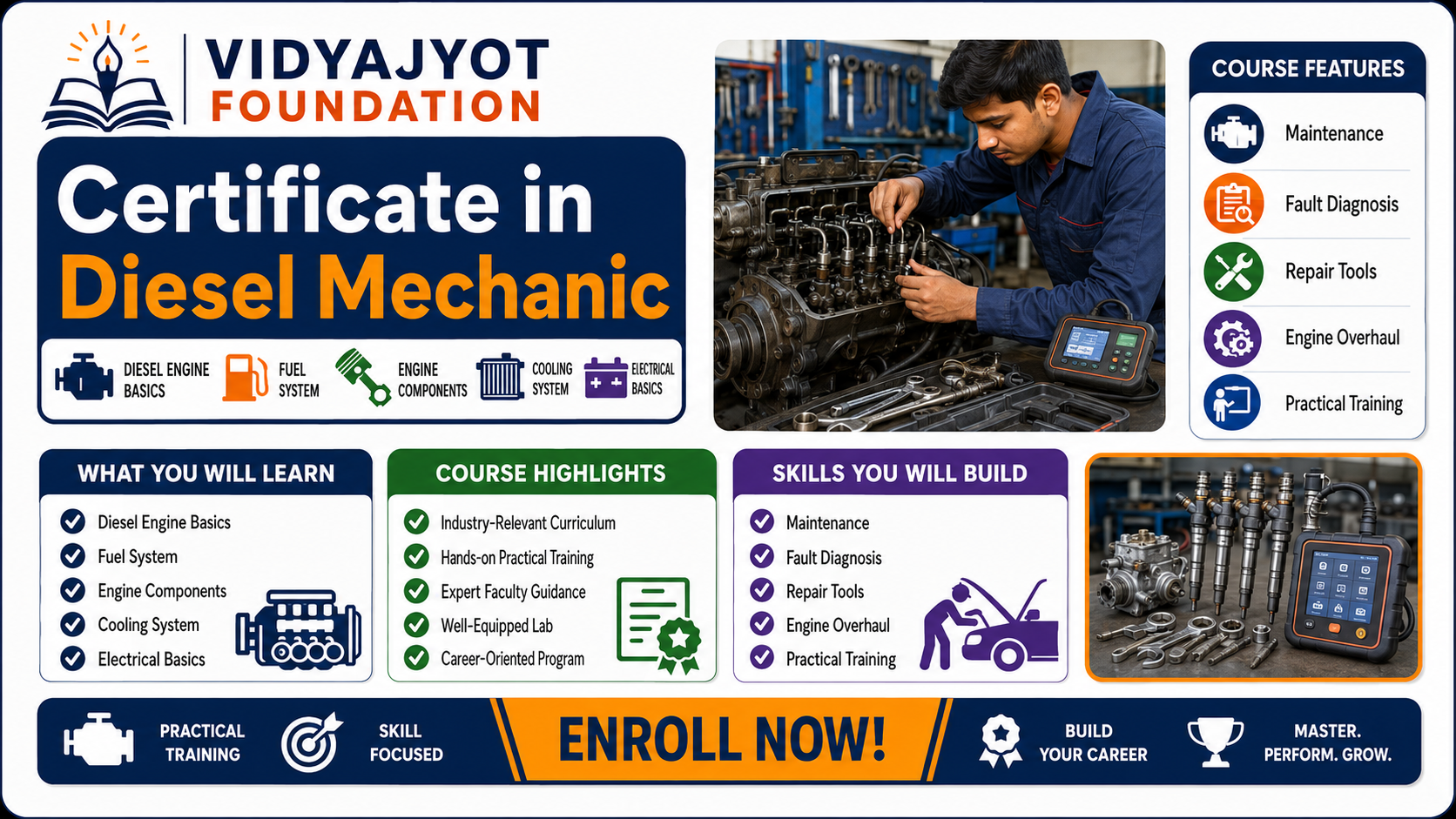 Certificate in Diesel Mechanic
