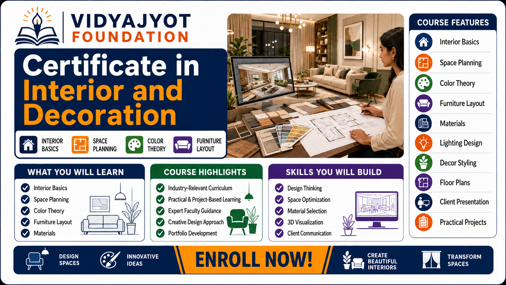 Certificate in Interior and Decoration
